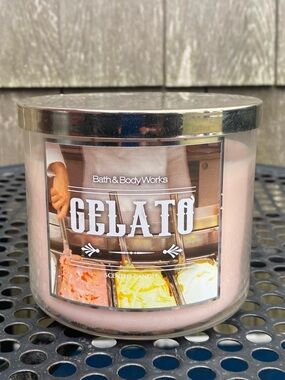 Bath & Body Works 14.5 Oz Gelato 3-Wick Candle NEW